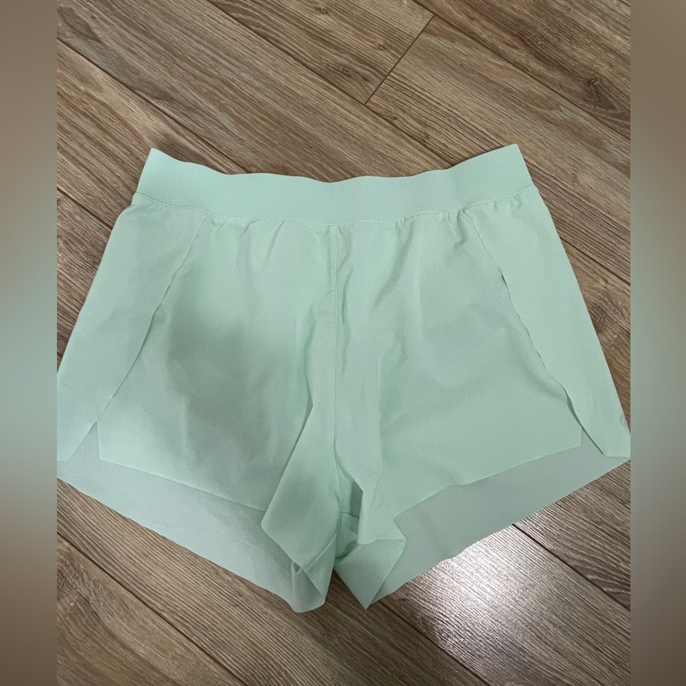 CRZ YOGA Running Shorts for Women High Waisted V Split